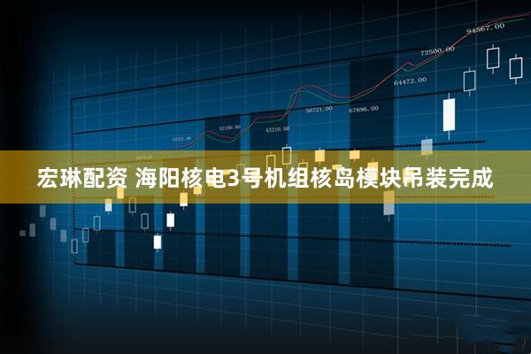 宏琳配资 海阳核电3号机组核岛模块吊装完成