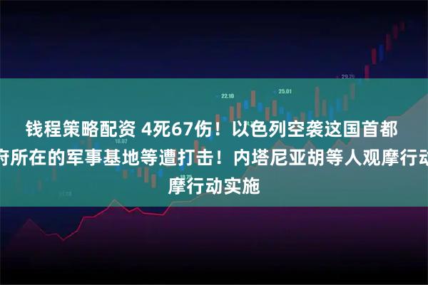 钱程策略配资 4死67伤！以色列空袭这国首都 总统府所在的军事基地等遭打击！内塔尼亚胡等人观摩行动实施