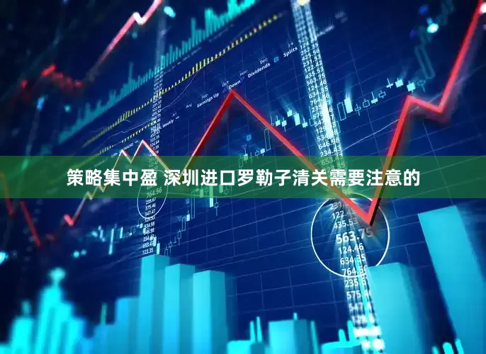 策略集中盈 深圳进口罗勒子清关需要注意的